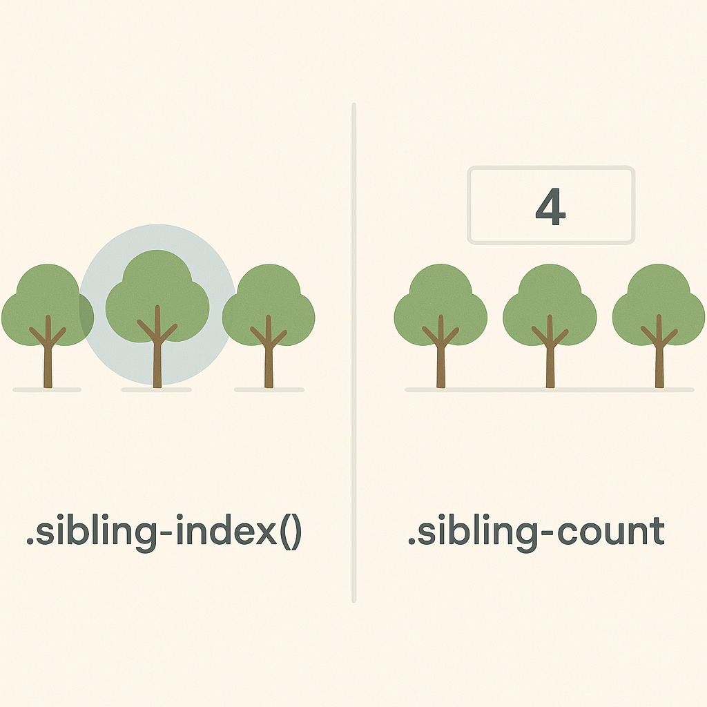 Математически стратегии за броене на дървета: Използване на sibling-index() и sibling-count() в уеб дизайна